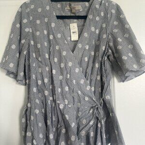 Loft- peplum top never worn